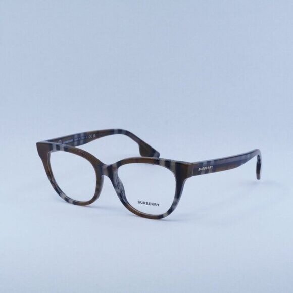 🕶️ New Burberry BE2375 3966 Eyeglasses - Check Brown Frame 51mm - Picture 1 of 10